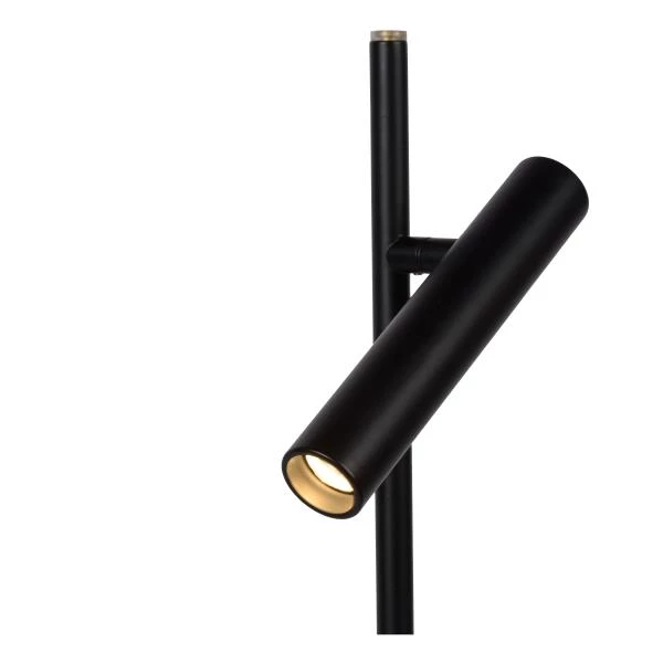 Lucide PHILON - Lampadaire / lampe de lecture - Ø 23 cm - LED Dim. - 1x4,5W 3000K - Noir - DETAIL 2